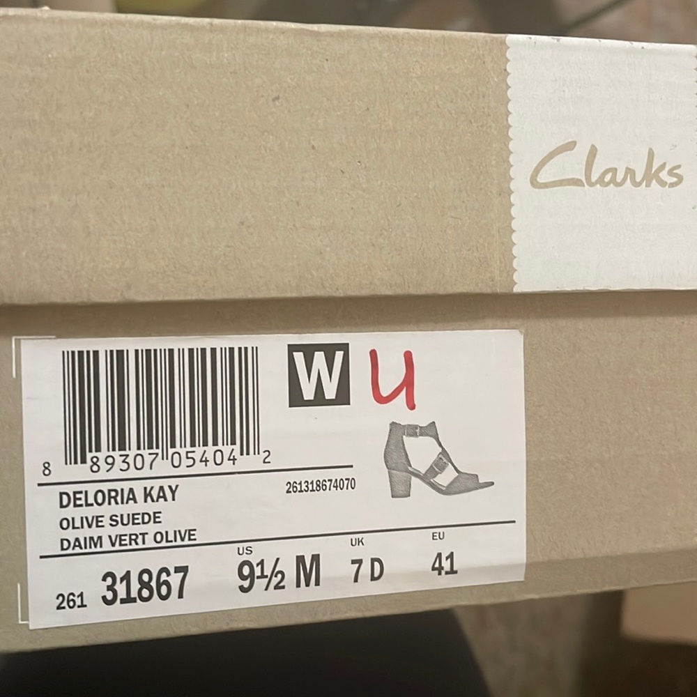 Womens Clarks Heels new in the box
